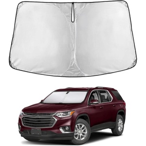 EcoNour Windshield Sunshade Compatible for Chevrolet Traverse 2018-2026 | Sun Visor for Front Windshield & Window Sun Shade Cover, UV Heat Blocker & Protector, Car Accessories