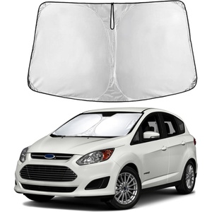 EcoNour Windshield Sunshade Compatible for Ford C-Max 2013-2017 2018 2019 | Sun Visor for Front Windshield & Window Sun Shade Cover, UV Heat Blocker & Protector, Car Accessories