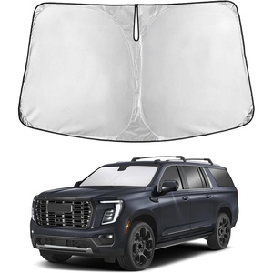EcoNour Windshield Sunshade Compatible for GMC YukonXL 2021-2023 2024 2025 | Sun Visor for Front Windshield & Window Sun Shade Cover, UV Heat Blocker & Protector, Car Accessories