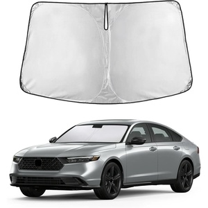EcoNour Windshield Sunshade Compatible for Honda Accord 2023-2024 2025 2026 | Sun Visor for Front Windshield & Window Sun Shade Cover, UV Heat Blocker & Protector, Car Accessories