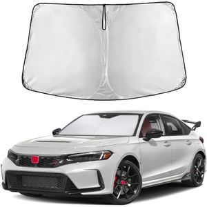 EcoNour Windshield Sunshade Compatible for Honda Civic 11th Gen 2022-2026 | Including LX, Sport, EX, Touring, and Si Window Sun Shade Cover, UV Heat Blocker & Protector, Car Accessories