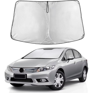 EcoNour Windshield Sunshade Compatible for Honda Civic 2006-2009 2010 2011 | Sun Visor for Front Windshield & Window Sun Shade Cover, UV Heat Blocker & Protector, Car Accessories