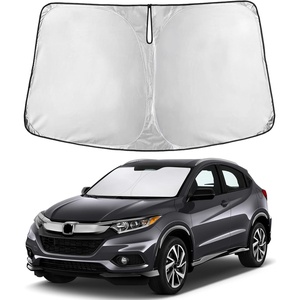 EcoNour Windshield Sunshade Compatible for Honda HRV 2016-2020 2021 2022 | Sun Visor for Front Windshield & Window Sun Shade Cover, UV Heat Blocker & Protector, Car Accessories