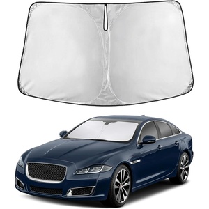 EcoNour Windshield Sunshade Compatible for Jaguar XJ 2010-2017 2018 2019 | Sun Visor for Front Windshield & Window Sun Shade Cover, UV Heat Blocker & Protector, Car Accessories