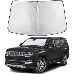 EcoNour Windshield Sunshade Compatible for Jeep GrandWagoneer 2022-2026 | Sun Visor for Front Windshield & Window Sun Shade Cover, UV Heat Blocker & Protector, Car Accessories