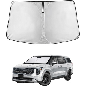 EcoNour Windshield Sunshade Compatible for Kia Carnival 2022-2024 2025 2026 | Sun Visor for Front Windshield & Window Sun Shade Cover, UV Heat Blocker & Protector, Car Accessories