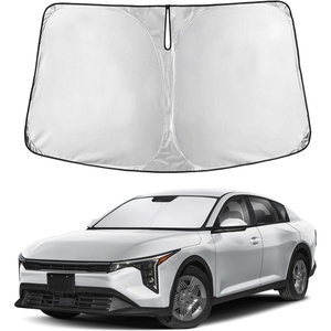 EcoNour Windshield Sunshade Compatible for Kia K4 2025 2026 | Sun Visor for Front Windshield & Window Sun Shade Cover, UV Heat Blocker & Protector, Car Accessories