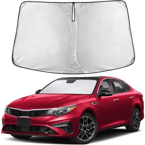 EcoNour Windshield Sunshade Compatible for Kia Optima 2016-2018 2019 2020 | Sun Visor for Front Windshield & Window Sun Shade Cover, UV Heat Blocker & Protector, Car Accessories