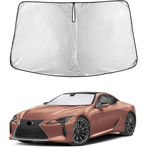 EcoNour Windshield Sunshade Compatible for Lexus LC 2018-2022 2023 2024 | Sun Visor for Front Windshield & Window Sun Shade Cover, UV Heat Blocker & Protector, Car Accessories