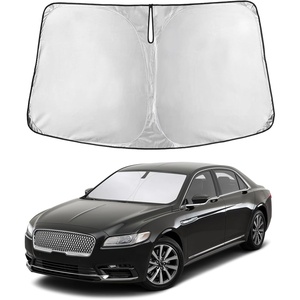 EcoNour Windshield Sunshade Compatible for Lincoln Continental 2017-2020 | Sun Visor for Front Windshield & Window Sun Shade Cover, UV Heat Blocker & Protector, Car Accessories