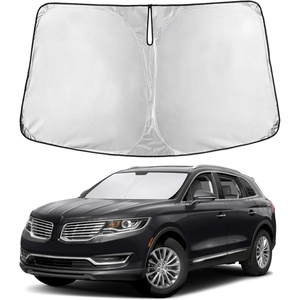 EcoNour Windshield Sunshade Compatible for Lincoln MKX/Nautilus 2016-2021 | Sun Visor for Front Windshield & Window Sun Shade Cover, UV Heat Blocker & Protector, Car Accessories
