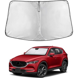 EcoNour Windshield Sunshade Compatible for Mazda CX-5 2017-2024 2025 2026 | Sun Visor for Front Windshield & Window Sun Shade Cover, UV Heat Blocker & Protector, Car Accessories