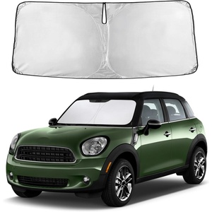 EcoNour Windshield Sunshade Compatible for Mini Countryman Cooper 2011-2016 | Sun Visor for Front Windshield & Window Sun Shade Cover, UV Heat Blocker & Protector, Car Accessories