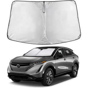 EcoNour Windshield Sunshade Compatible for Nissan Ariya 2023 2024 2025 | Sun Visor for Front Windshield & Window Sun Shade Cover, UV Heat Blocker & Protector, Car Accessories