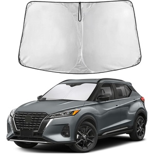 EcoNour Windshield Sunshade Compatible for Nissan Kicks 2018-2022 2023 2024 | Sun Visor for Front Windshield & Window Sun Shade Cover, UV Heat Blocker & Protector, Car Accessories