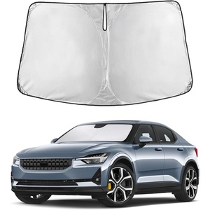 EcoNour Windshield Sunshade Compatible for Polestar 2 2020-2023 2024 2025 | Sun Visor for Front Windshield & Window Sun Shade Cover, UV Heat Blocker & Protector, Car Accessories