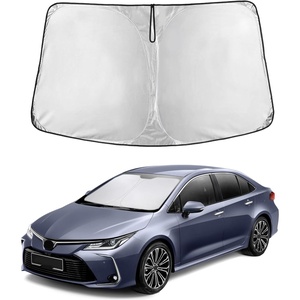 EcoNour Windshield Sunshade Compatible for Toyota Corolla 2014-2018 2019 | L, LE (Eco/Plus), S, SE, XLE, XSE Sun Visor for Front Windshield & Window Sun Shade Cover, UV Blocker, Car Accessories
