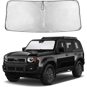EcoNour Windshield Sunshade Compatible for Toyota Land Cruiser 2024-2026 | Sun Visor for Front Windshield & Window Sun Shade Cover, UV Heat Blocker & Protector, Car Accessories