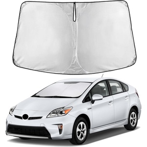 EcoNour Windshield Sunshade Compatible for Toyota Prius Hatchback 2010-2015 | (Not for Prius C or Prius V) Sun Visor for Front Window Sun Shade Cover, UV Heat Protector, Car Accessories