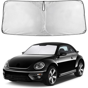 EcoNour Windshield Sunshade Compatible for Volkswagen VW Beetle 2012-2019 | Sun Visor for Front Windshield & Window Sun Shade Cover, UV Heat Blocker & Protector, Car Accessories
