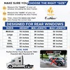 EcoNour Car Front Side Window Sun Shades Compatible for Toyota Tacoma | 2 Pack Breathable Super Stretchy Mesh Sun Shade | Heat Block UV Protection Car Window Screen Covers | Mosquito Net Curtains(XXX-Large)