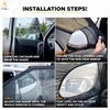EcoNour Car Front Side Window Sun Shades Compatible for Toyota Tacoma | 2 Pack Breathable Super Stretchy Mesh Sun Shade | Heat Block UV Protection Car Window Screen Covers | Mosquito Net Curtains(Toyota Tacoma Front)