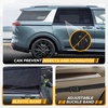 EcoNour Car Front Side Window Sun Shades Compatible for Toyota Tacoma | 2 Pack Breathable Super Stretchy Mesh Sun Shade | Heat Block UV Protection Car Window Screen Covers | Mosquito Net Curtains(XXXX-Large)