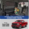 EcoNour Car Front Side Window Sun Shades Compatible for Toyota Tacoma | 2 Pack Breathable Super Stretchy Mesh Sun Shade | Heat Block UV Protection Car Window Screen Covers | Mosquito Net Curtains(Fit for Ford F-150 2021–2026)
