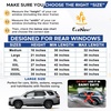 EcoNour Car Front Side Window Sun Shades Compatible for Toyota Tacoma | 2 Pack Breathable Super Stretchy Mesh Sun Shade | Heat Block UV Protection Car Window Screen Covers | Mosquito Net Curtains(Large)