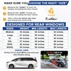 EcoNour Car Front Side Window Sun Shades Compatible for Toyota Tacoma | 2 Pack Breathable Super Stretchy Mesh Sun Shade | Heat Block UV Protection Car Window Screen Covers | Mosquito Net Curtains(XXXX-Large)