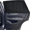 EcoNour Car Front Side Window Sun Shades Compatible for Toyota Tacoma | 2 Pack Breathable Super Stretchy Mesh Sun Shade | Heat Block UV Protection Car Window Screen Covers | Mosquito Net Curtains(Large)