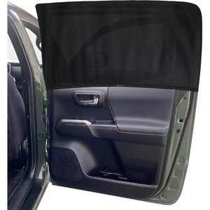 EcoNour Car Front Side Window Sun Shades Compatible for Toyota Tacoma | 2 Pack Breathable Super Stretchy Mesh Sun Shade | Heat Block UV Protection Car Window Screen Covers | Mosquito Net Curtains(Fit for Ford F-150 2021–2026)