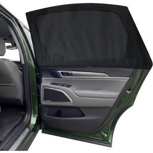 EcoNour Car Front Side Window Sun Shades Compatible for Toyota Tacoma | 2 Pack Breathable Super Stretchy Mesh Sun Shade | Heat Block UV Protection Car Window Screen Covers | Mosquito Net Curtains(Fit for Kia Telluride 2020–2025)