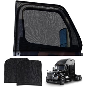EcoNour Car Front Side Window Sun Shades Compatible for Toyota Tacoma | 2 Pack Breathable Super Stretchy Mesh Sun Shade | Heat Block UV Protection Car Window Screen Covers | Mosquito Net Curtains(XXX-Large)