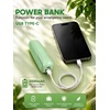 EcoNour Pocket Fan, Pink, Mini Handheld Personal Fan, 3-Speed Portable Cooling Fan for Travel, Office & Outdoor(Green)