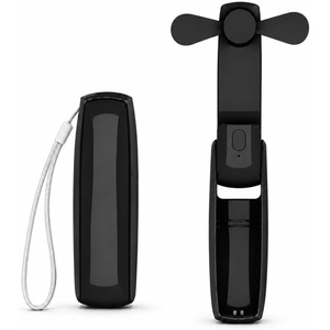 EcoNour Pocket Fan, Pink, Mini Handheld Personal Fan, 3-Speed Portable Cooling Fan for Travel, Office & Outdoor(Black)