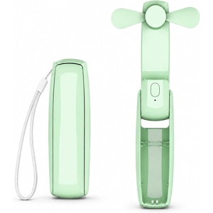 EcoNour Pocket Fan, Pink, Mini Handheld Personal Fan, 3-Speed Portable Cooling Fan for Travel, Office & Outdoor(Green)