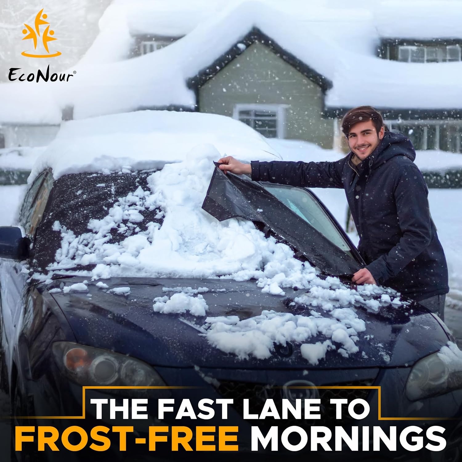 image:imageEcoNour Windshield Cover for Ice and Snow CS30 Car Battery Jump Starter