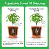 EcoNour 2PCS Light Iridescent Self-Watering Glass Globes | Automatic Plant Waterer for Indoor & Outdoor Use | Provides Up to a Week of Hydration | Ideal for Plant Lovers