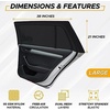 EcoNour Sunshade for Car Windshield with Mirror Cut + Window Shades for Side Windows (Pack of 2)