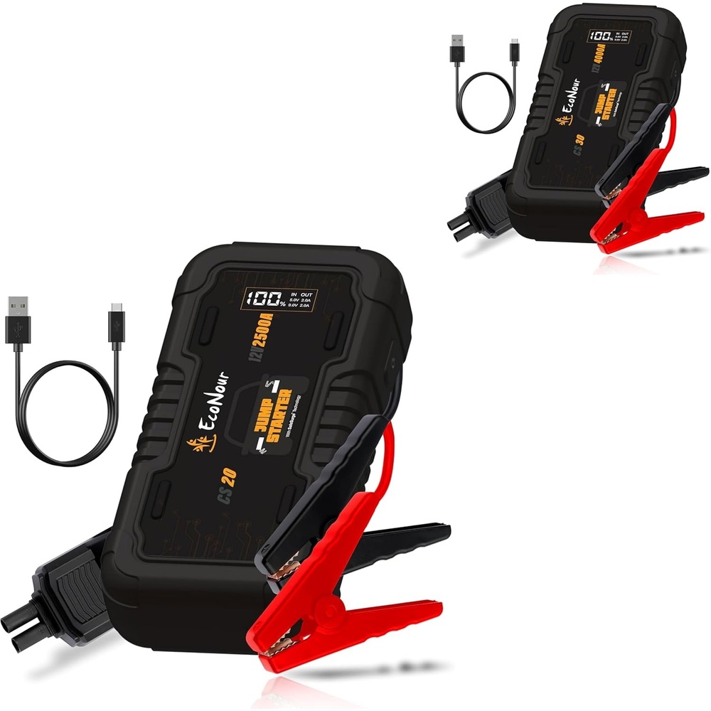 image:imageEcoNour Car Battery Jump Starter 4000A EcoNour Car Battery Jump Starter 2500A