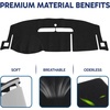 EcoNour Dash Cover for 2011-2014 Hyundai Sonata, Sunshade UV Protection(Fit for Dodge Ram 2009-2018)