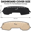 EcoNour Dash Cover for 2011-2014 Hyundai Sonata, Sunshade UV Protection(Fit for Dodge Ram 2019-2026)