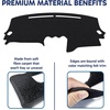 EcoNour Dash Cover for 2011-2014 Hyundai Sonata, Sunshade UV Protection(Fit for Nissan Altima 2007-2011)