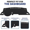 EcoNour Dash Cover for 2011-2014 Hyundai Sonata, Sunshade UV Protection(Fit for Toyota Corolla 2019-2022)