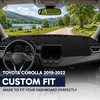 EcoNour Dash Cover for 2011-2014 Hyundai Sonata, Sunshade UV Protection(Fit for Toyota Corolla 2019-2022)