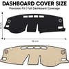 EcoNour Dash Cover for 2011-2014 Hyundai Sonata, Sunshade UV Protection(Fit for Toyota RAV4 2019-2024)