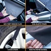 EcoNour Side Mirror Covers (2-Pack) | 210D Oxford Fabric | Side Mirror Winter Protection Cover for Snow and Ice | Universal Fit for Cars, SUVs, Trucks(Large)