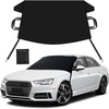 EcoNour Side Mirror Covers (2-Pack) | 210D Oxford Fabric | Side Mirror Winter Protection Cover for Snow and Ice | Universal Fit for Cars, SUVs, Trucks(Large)