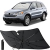 EcoNour Umbrella Foldable Windshield Sun Shade Fit for 2007-2009 2010 2011 Honda CRV Sunshade, Front Car Window Shades Sun Visor, UV Protection, Heat Blocker, Car Accessories